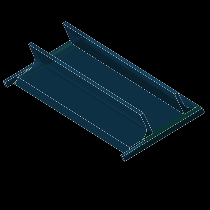 Miniatura 3 do modelo 3D Ski Wax Scraper - Rigid