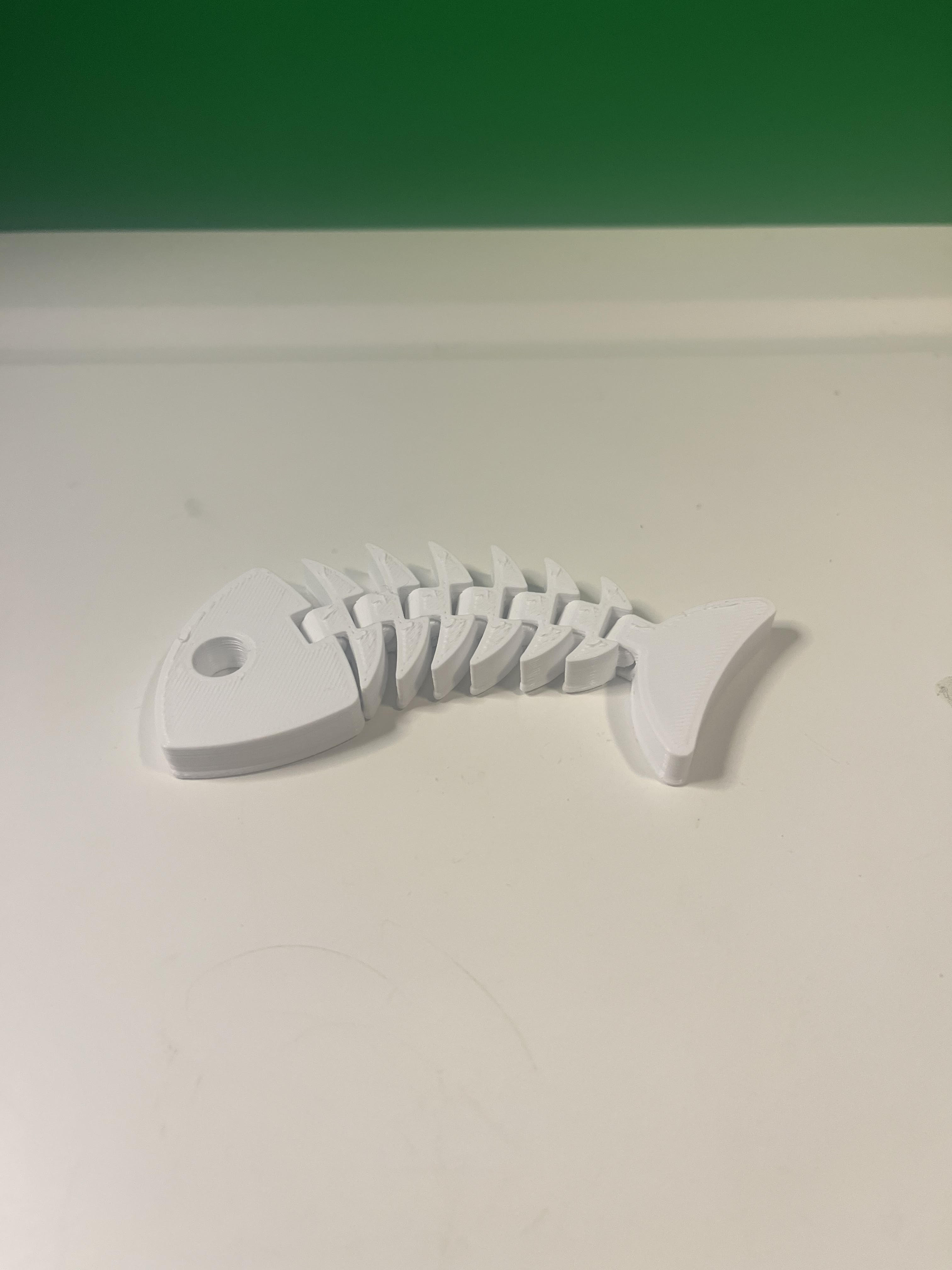 Miniatura 2 do modelo 3D Flexi Fish Keychain