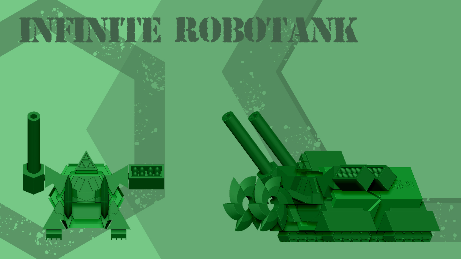 Miniatura 2 do modelo 3D Infinite RoboTank