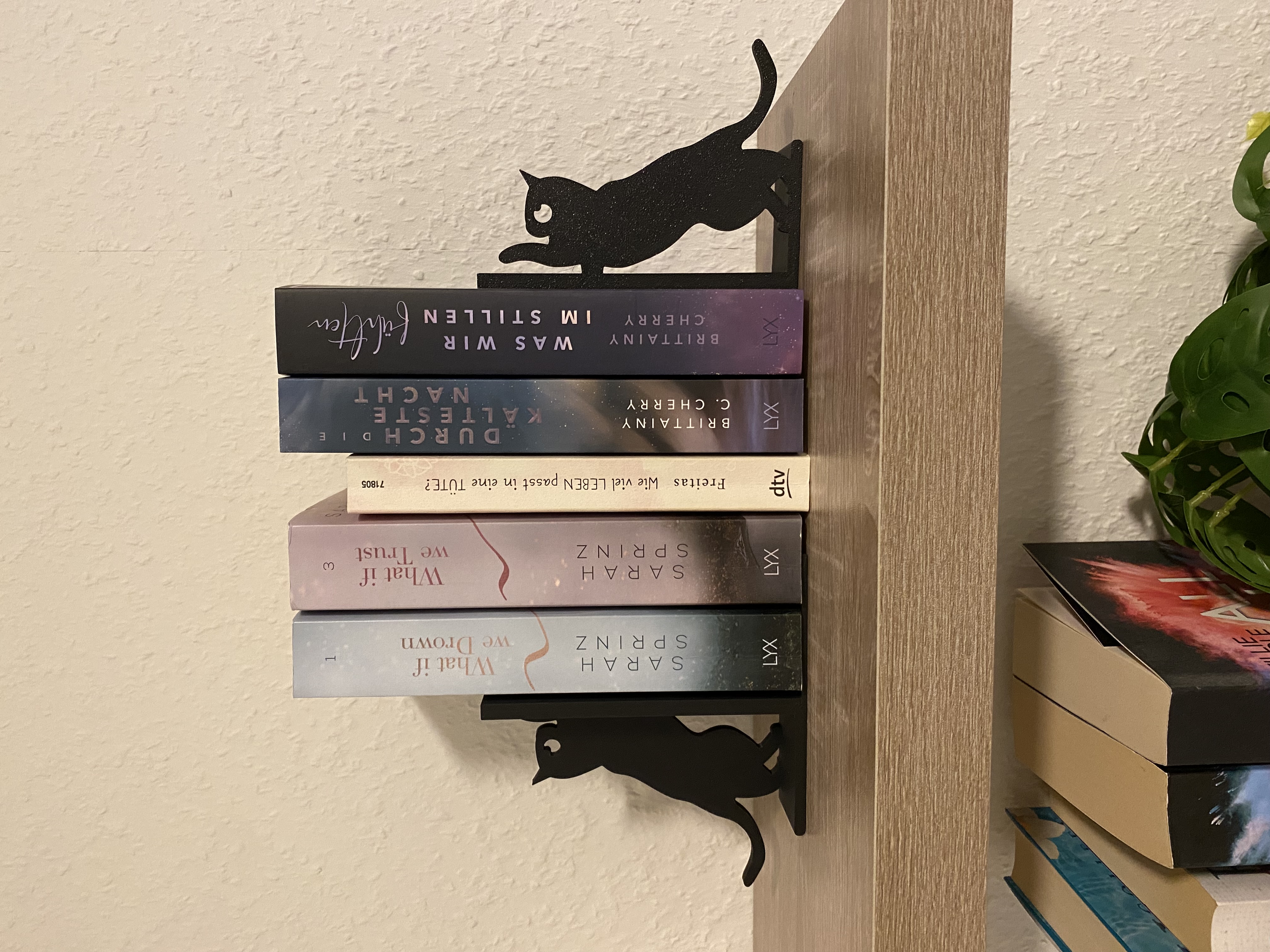 Cat book holder/Bücherregal Buchhalter