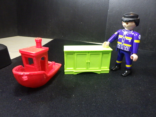 Farmhouse Credenza in Playmobil Diorama Compatible Scale & Dollhouse Scale