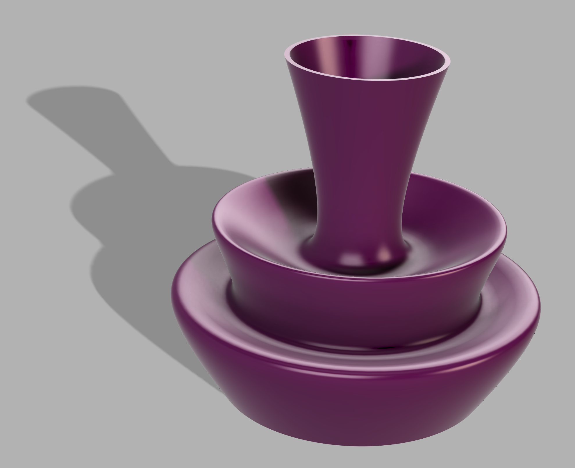 Fancy Double Dip Vase