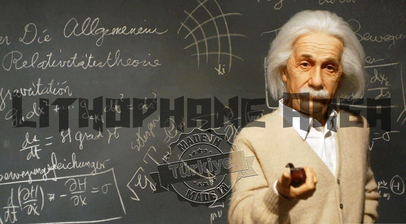 Albert Einstein Lithophane