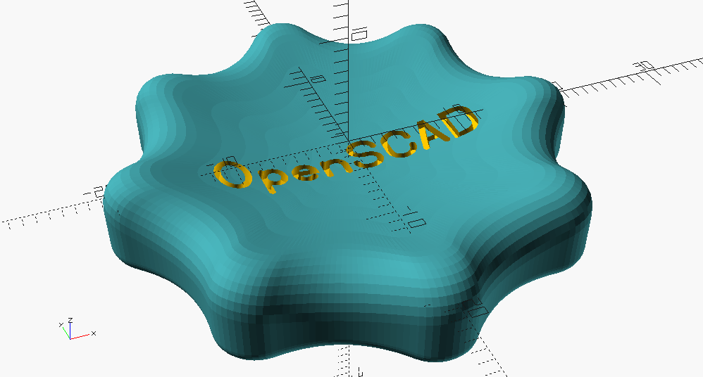 OpenSCAD Maker Coin