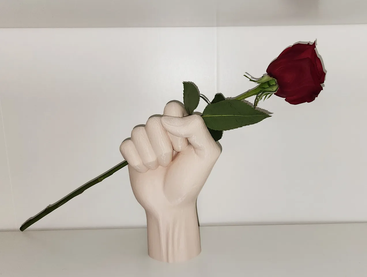 Flower Holding Hand Sculpture by Triple G Workshop | Download free