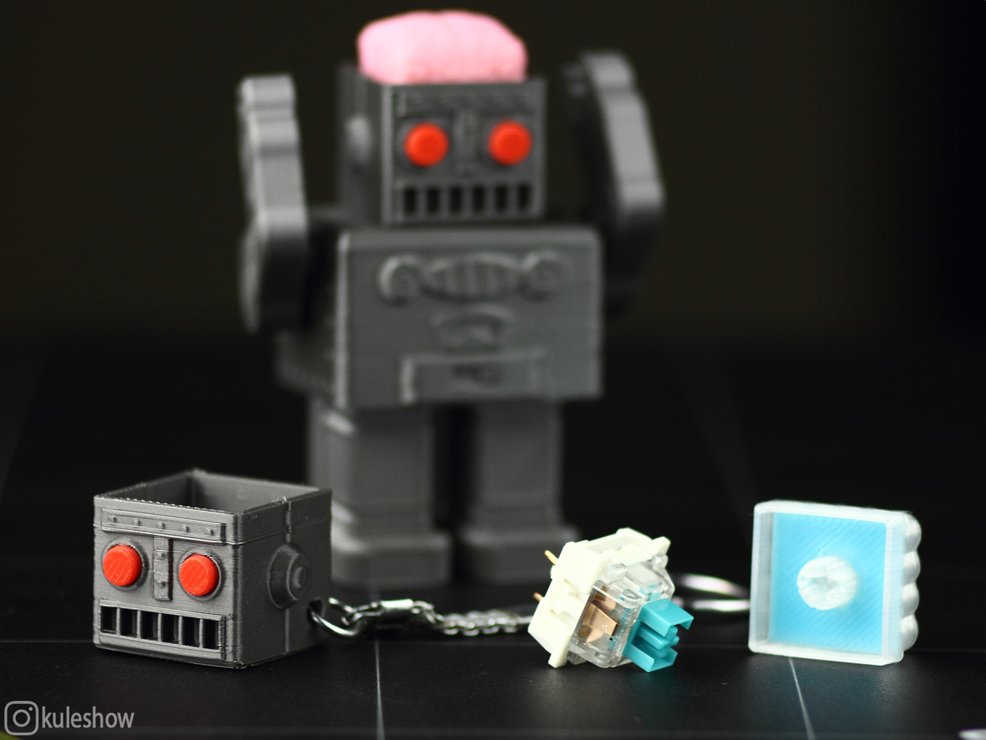 Miniatura 6 do modelo 3D Keybot Spaceman