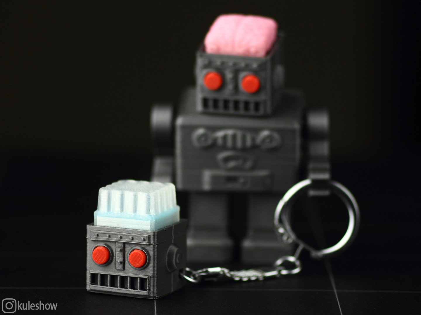 Miniatura 5 do modelo 3D Keybot Spaceman