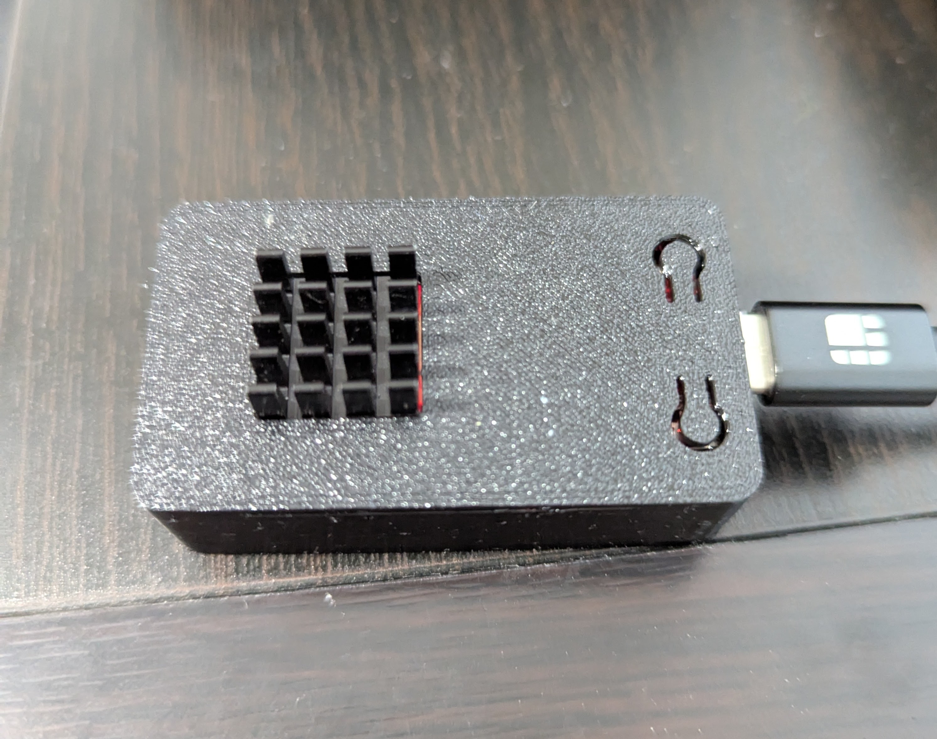 ESP32 Wroom 32 USB C case for a 14x14 heatsink