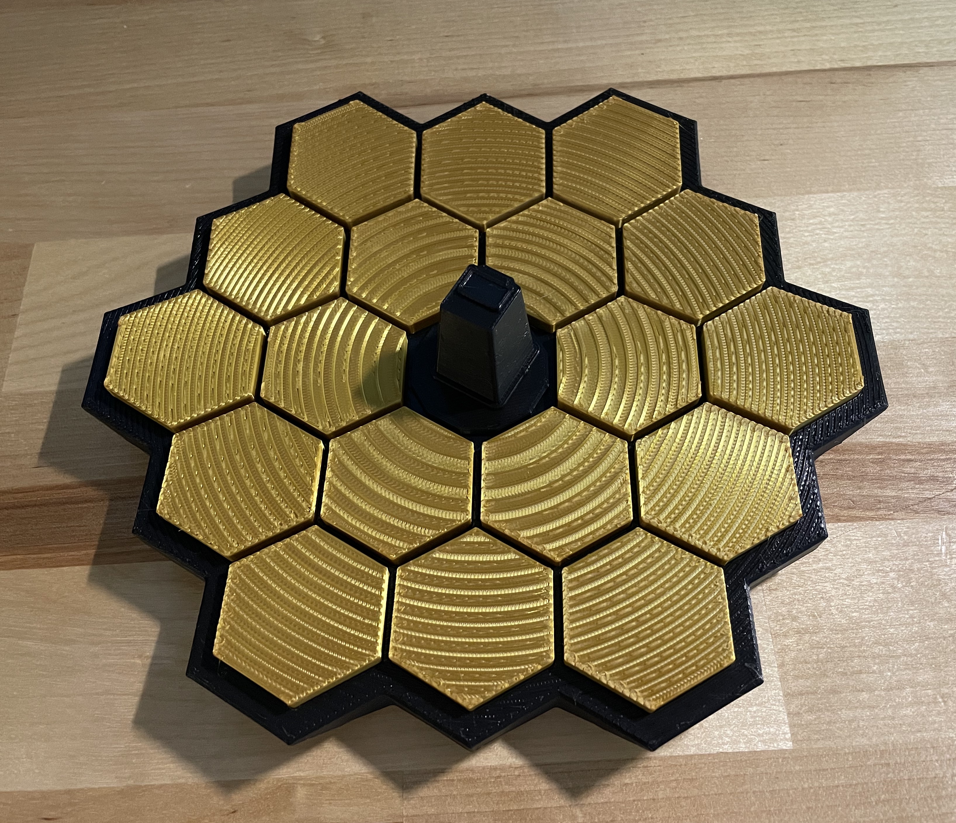 James Webb Space Telescope (JWST) Mirror Assembly Model