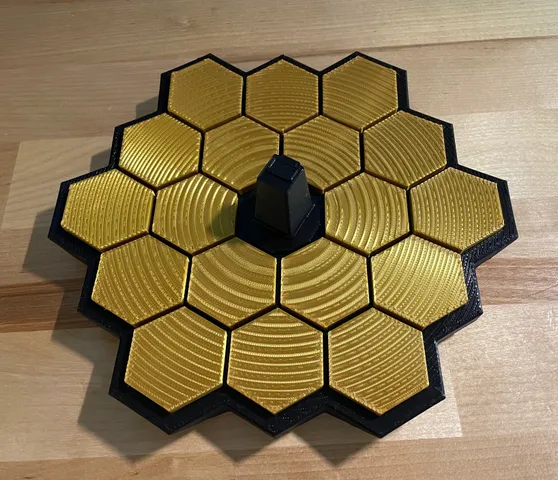 James Webb Space Telescope (JWST) Mirror Assembly Model