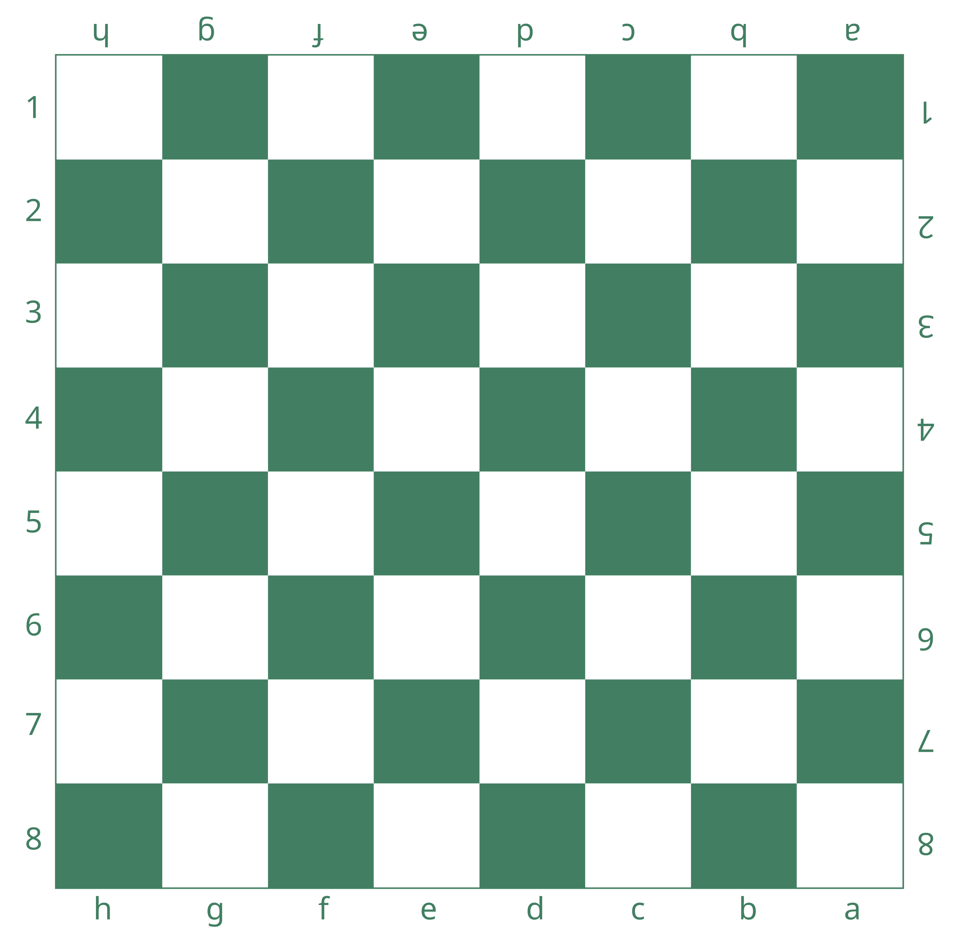 Traditional Chess Board – For 2D Printing (Not 3D Printable!)