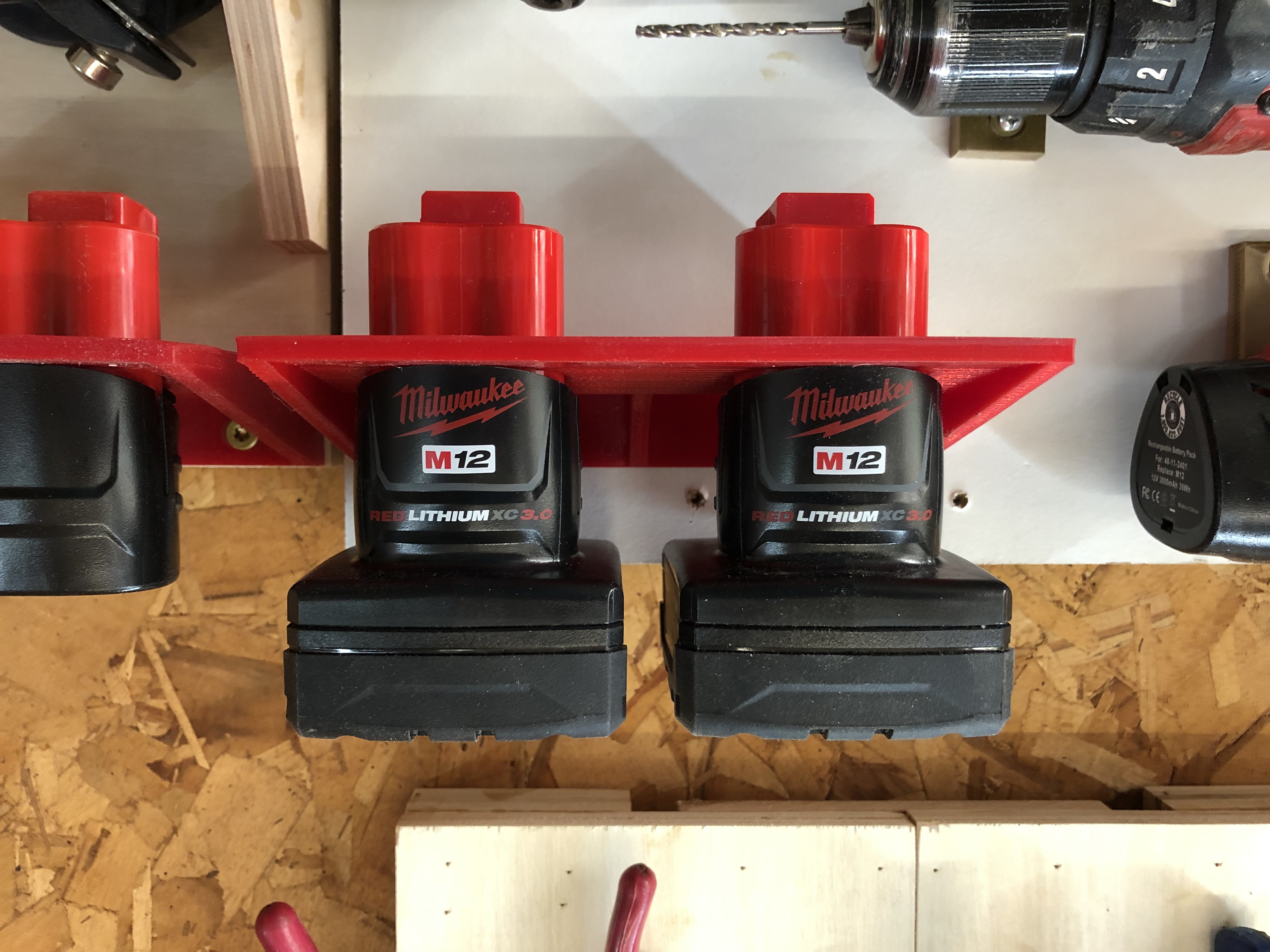 Milwaukee M12 Battery holder New Version 5! by Thomllama Download