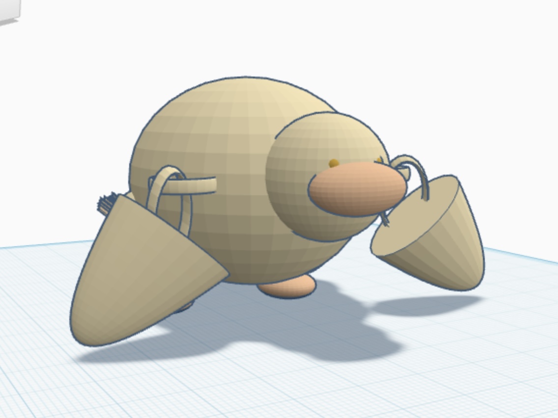Articulated cheese duck