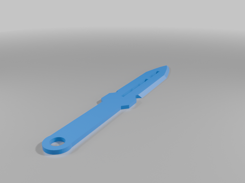 Miniatura 2 do modelo 3D Helldivers II throwing knife
