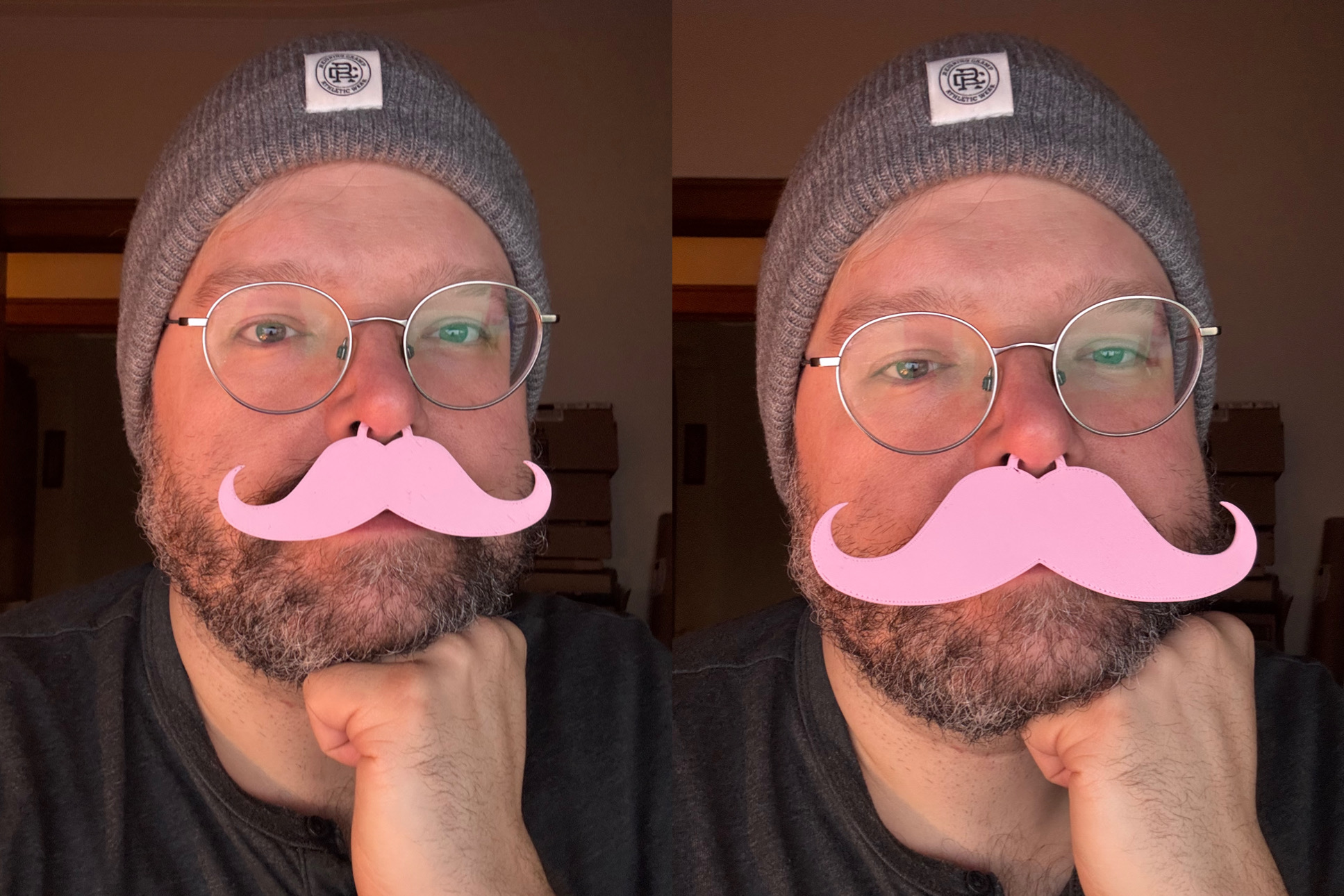Clip-on Moustache
