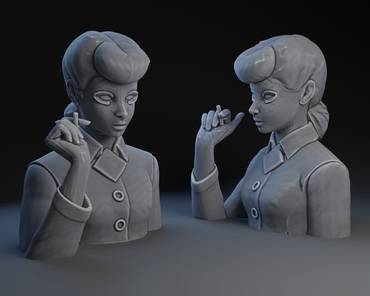 Rachael From Blade Runner Stylized