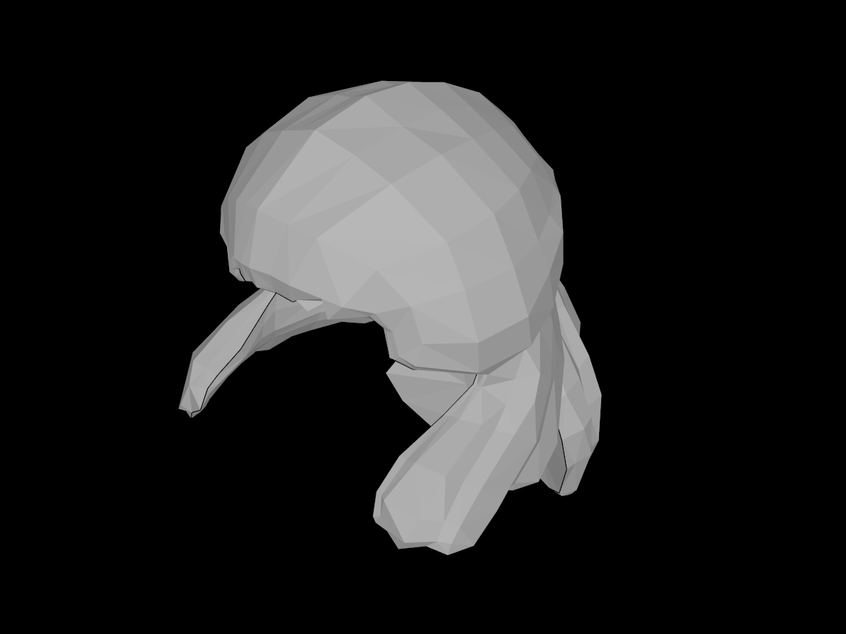 Lego Compatible (30410.dat) Minifig Hair Pulled Back