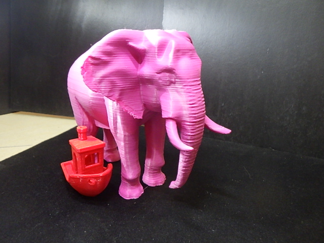 Pink Elephant in Playmobil Diorama Compatible Scale