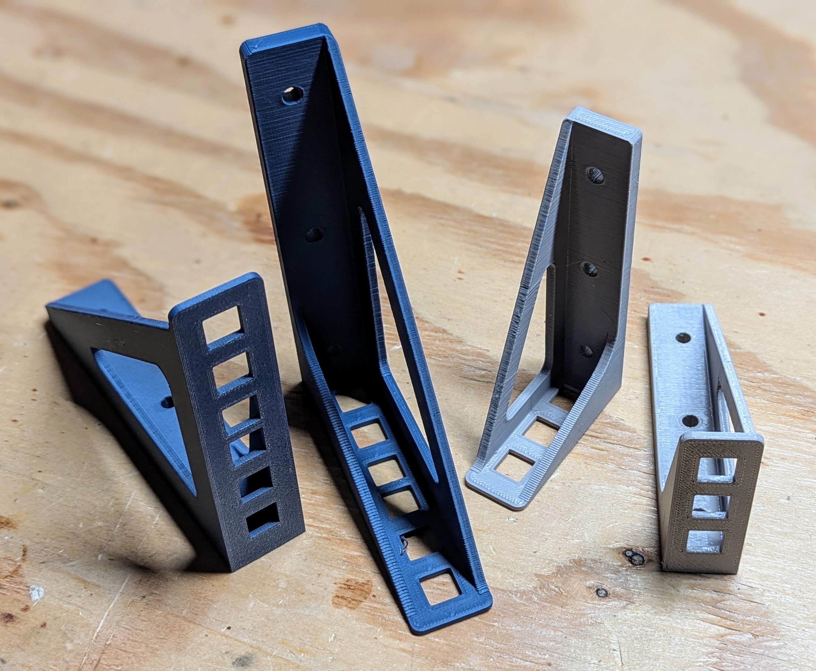 1U & 2U Vertical Mount Bracket for Network & UPS Equipment