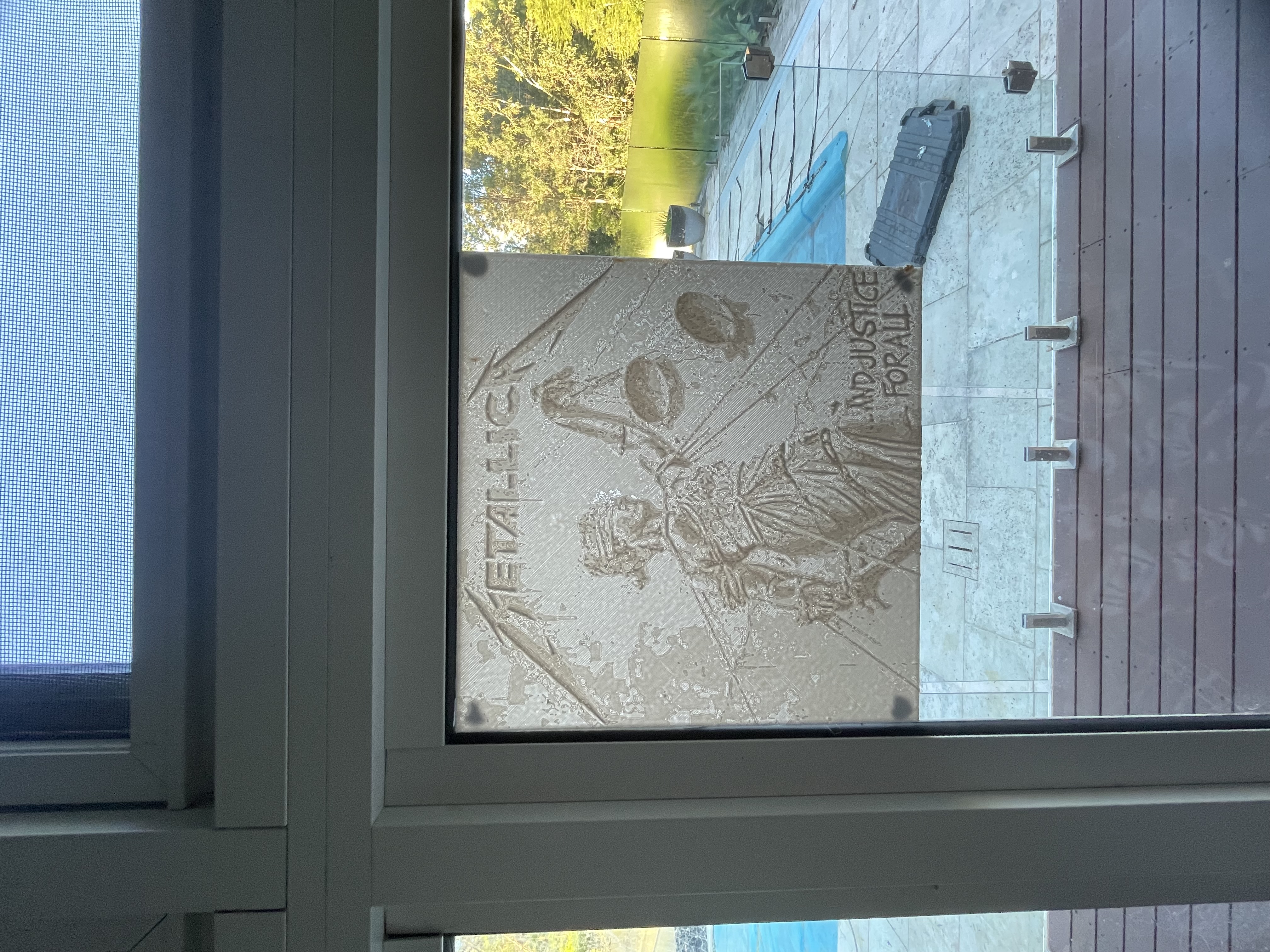 METALLICA ...AND JUSTICE FOR ALL LITHOPHANE