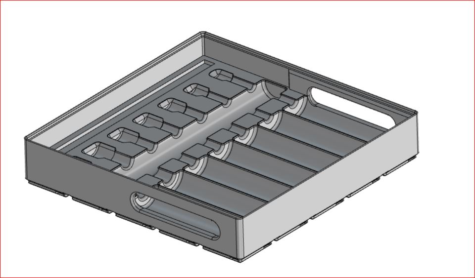 Husky Nut Driver Gridfinity Redefined 5x5 stackable