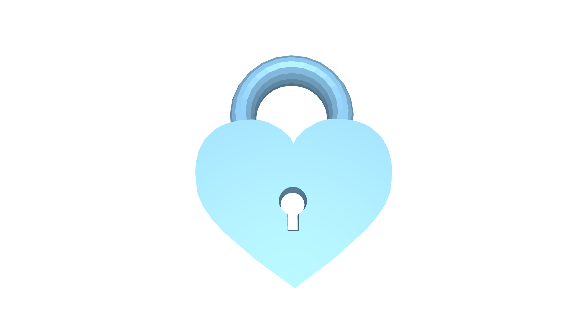 LOVE PADLOCK - keychain
