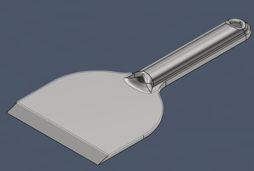 small 50mm easy print disposable scraper