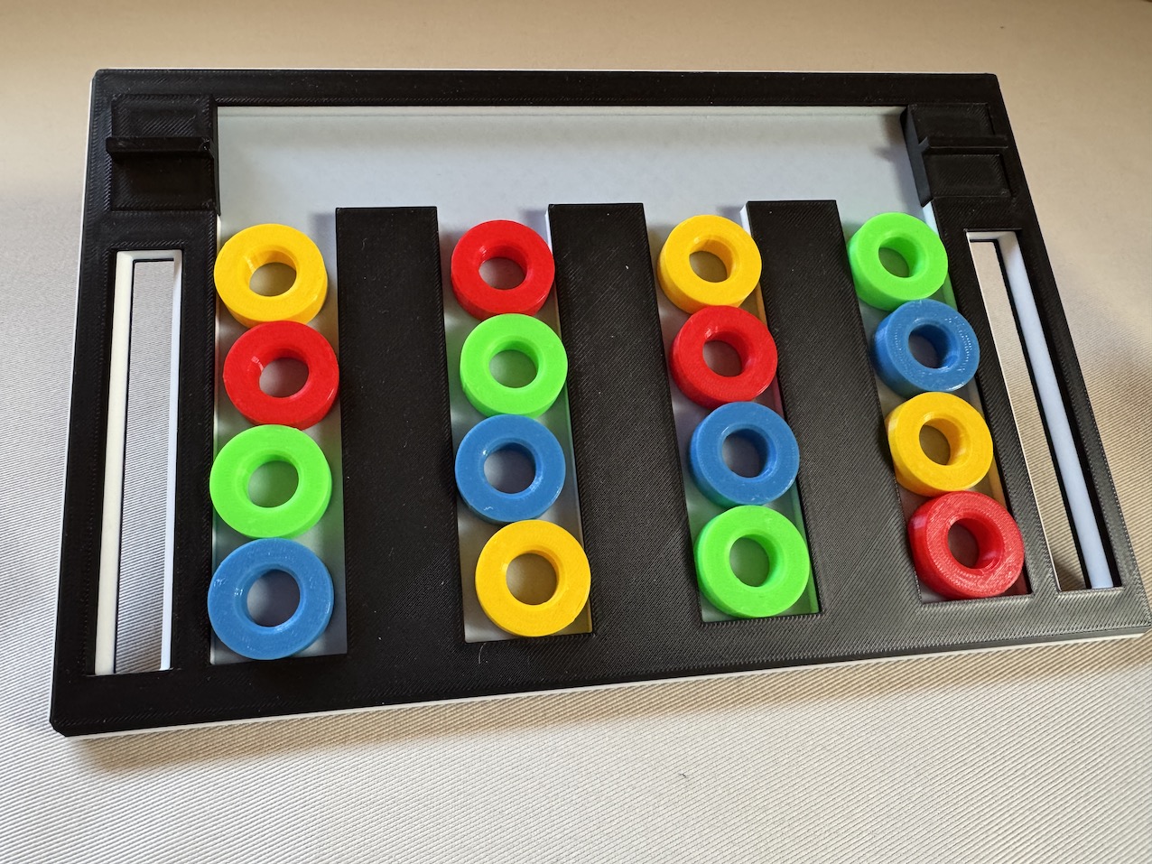 Colour Matching - Sliding Puzzle - Two Levels of Difficulty