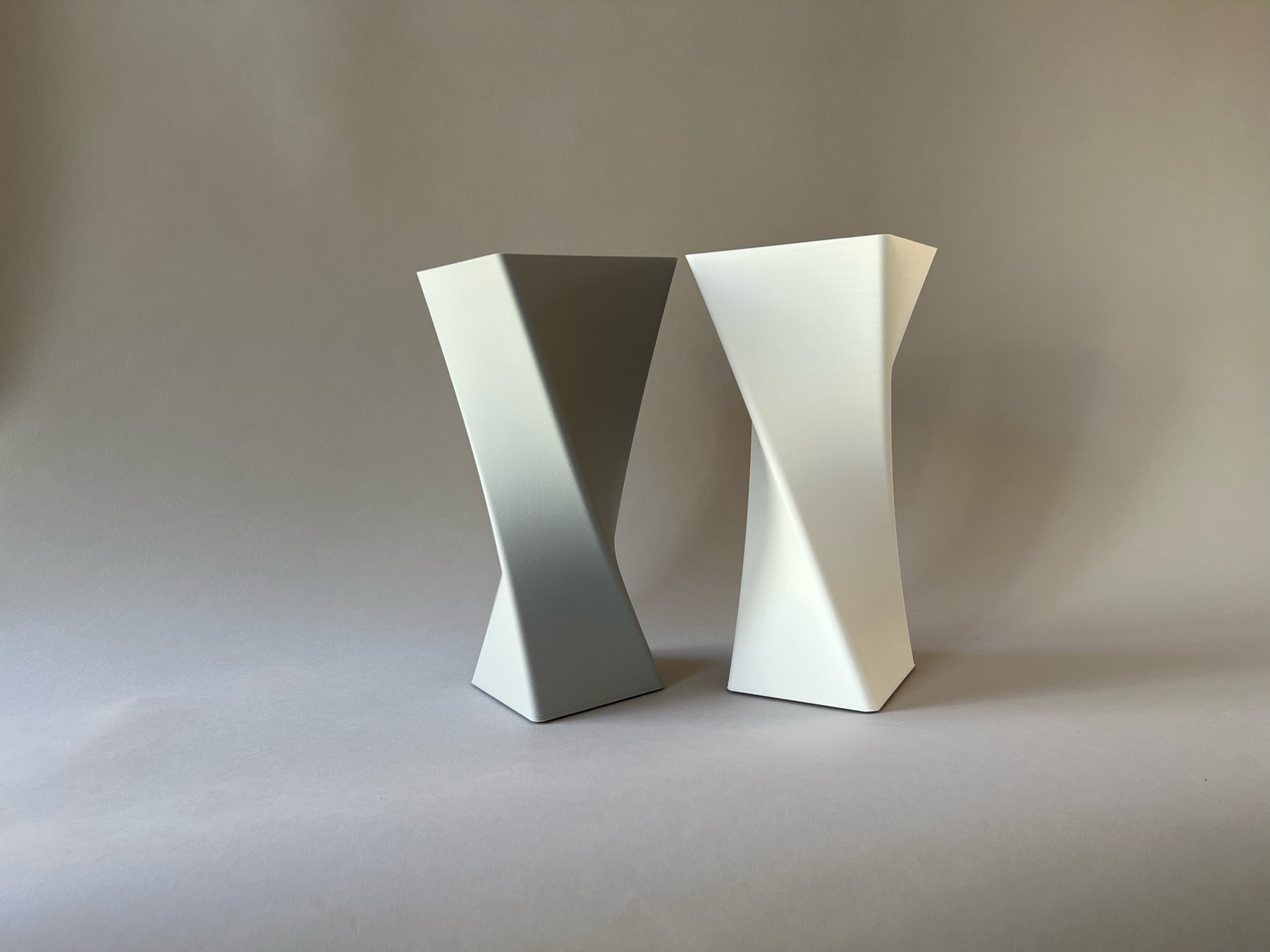 Table vase Cube - Grey — thumbnail 2