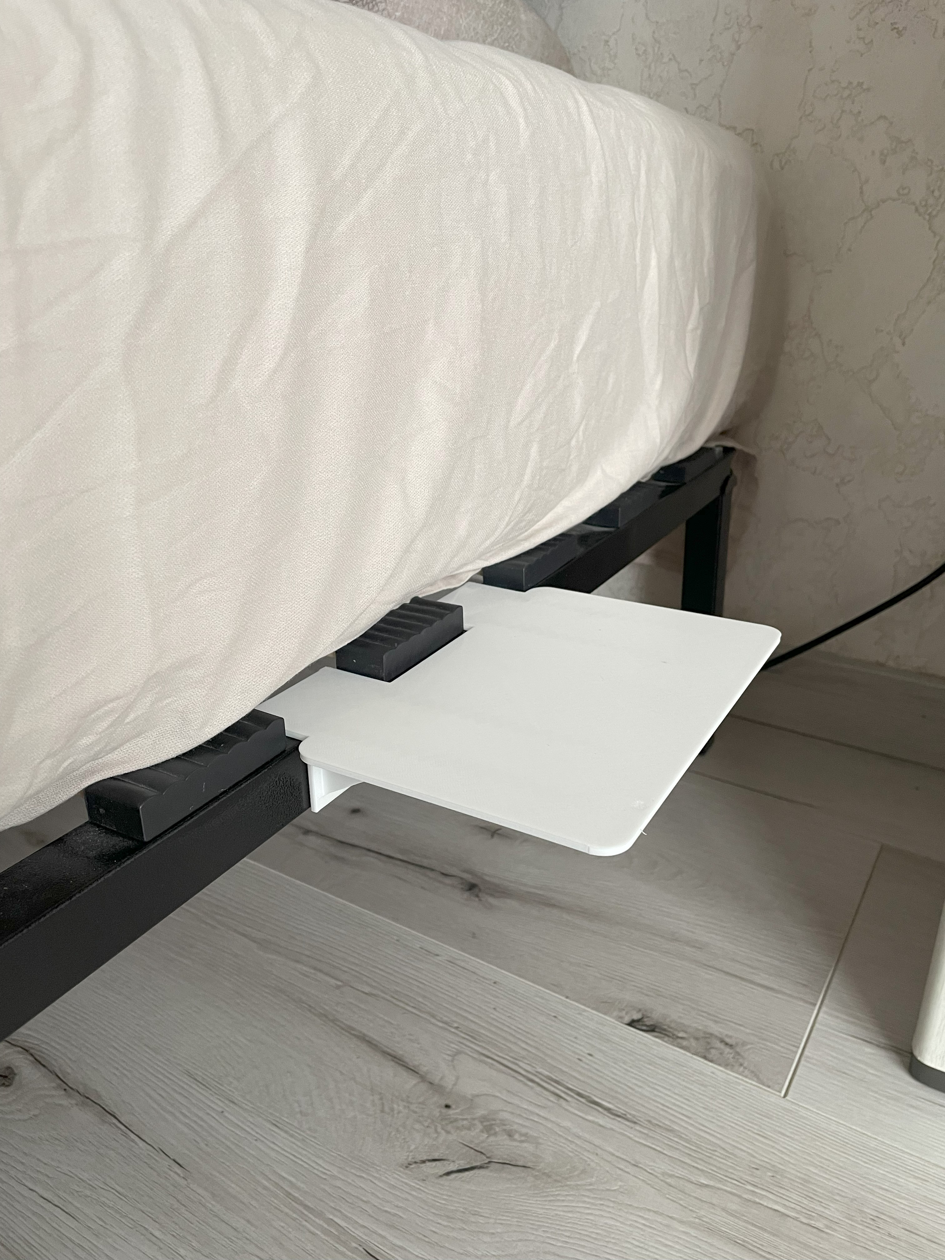 Bed frame shelf