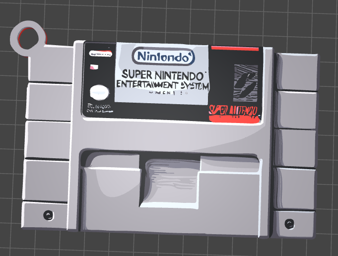 Snes Game keychain