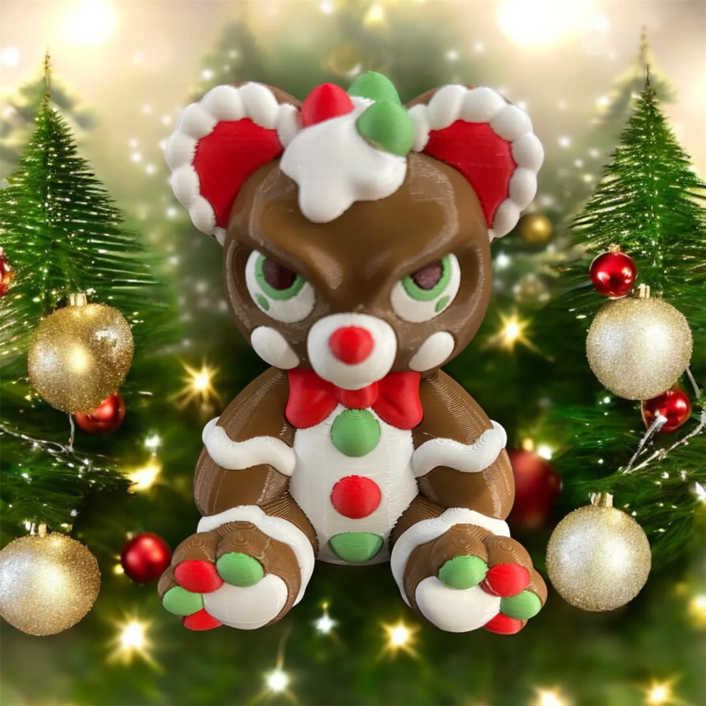 Grumpy Christmas Gingerbreadbear