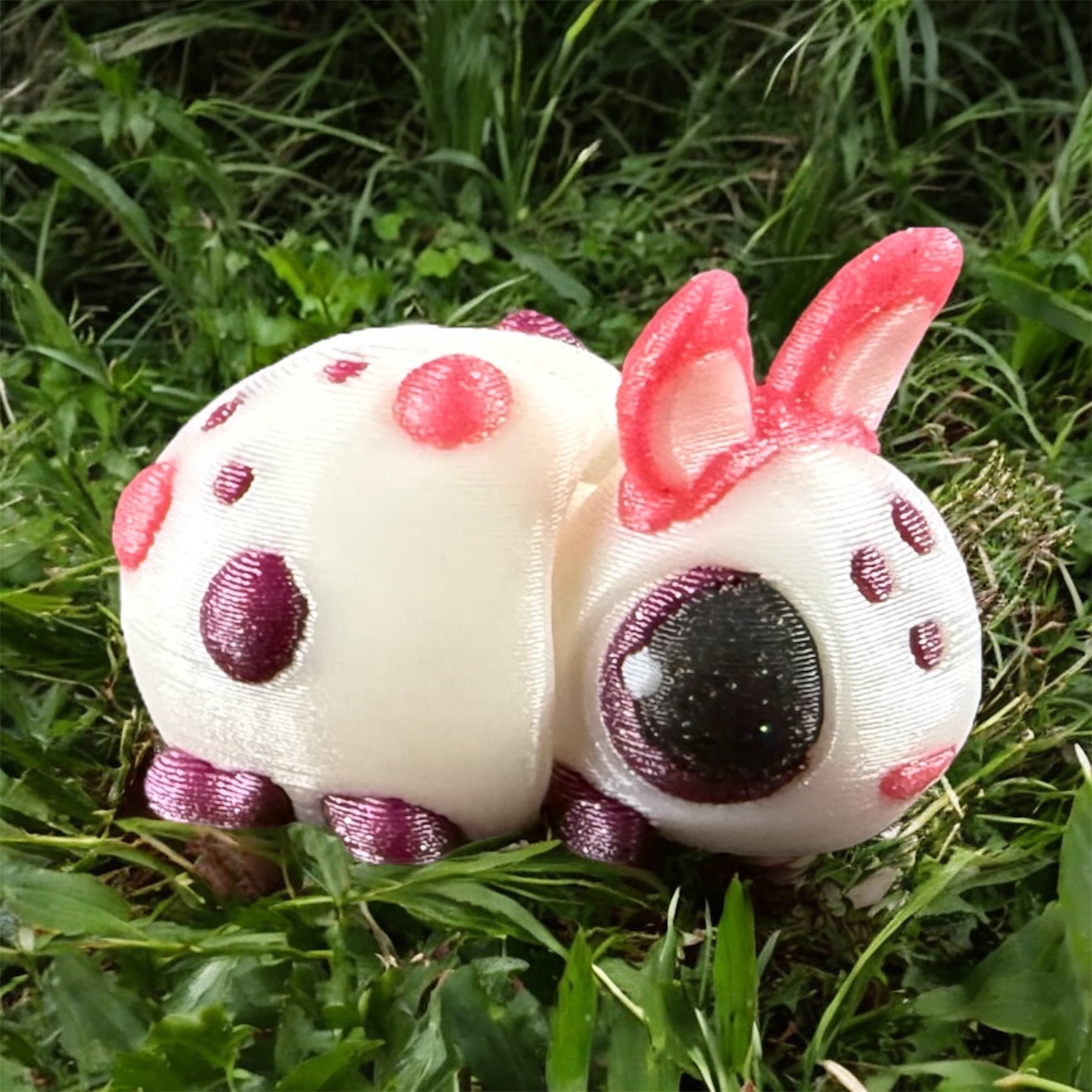 Easter Bunny Barb Ladybug Articulated Flexi Mini