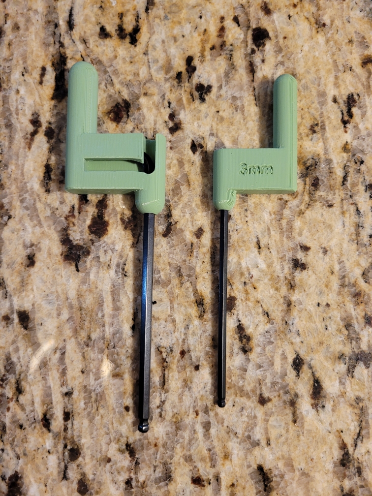 3 & 4 mm Hex Key/Allen Wrench Crank Handles
