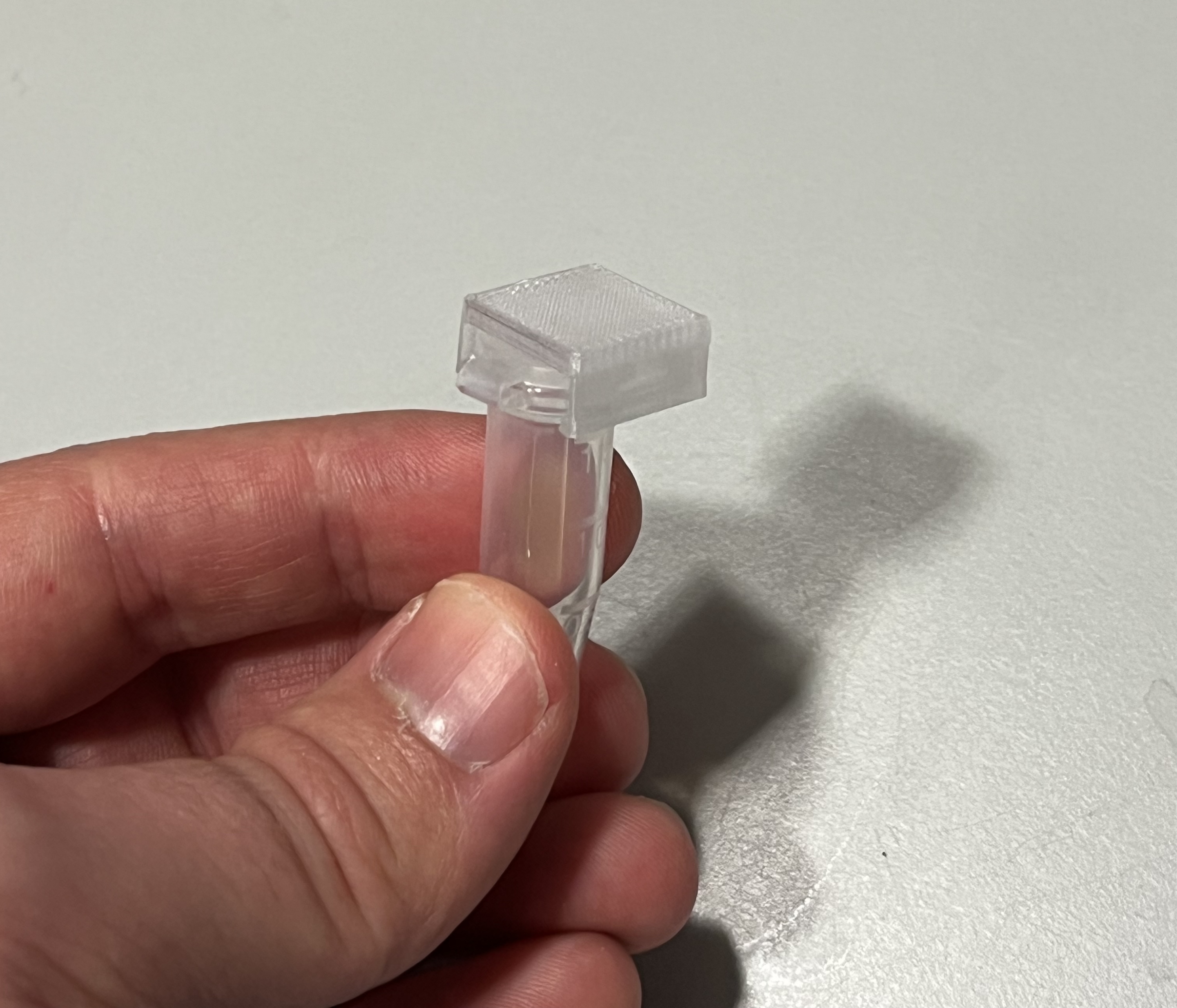 Eppendorf microcentrifuge tube cap lock