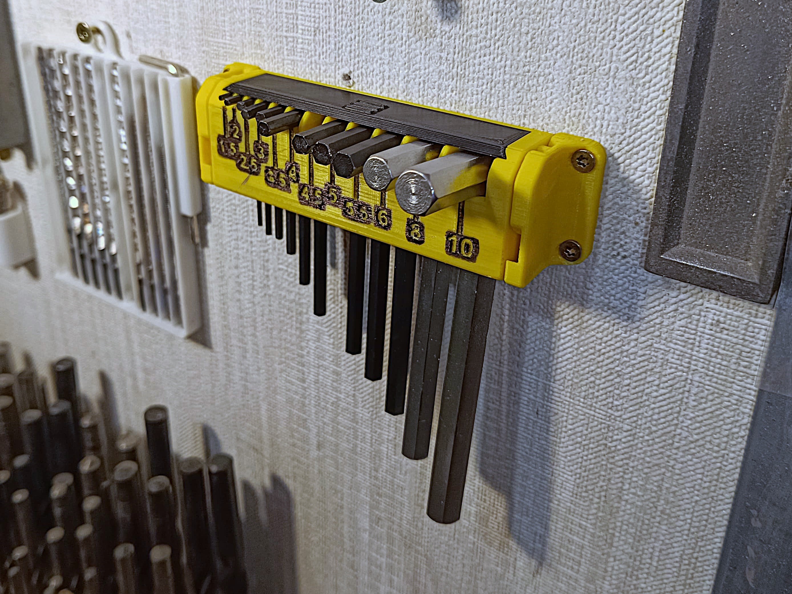 Hex / allen key set holder