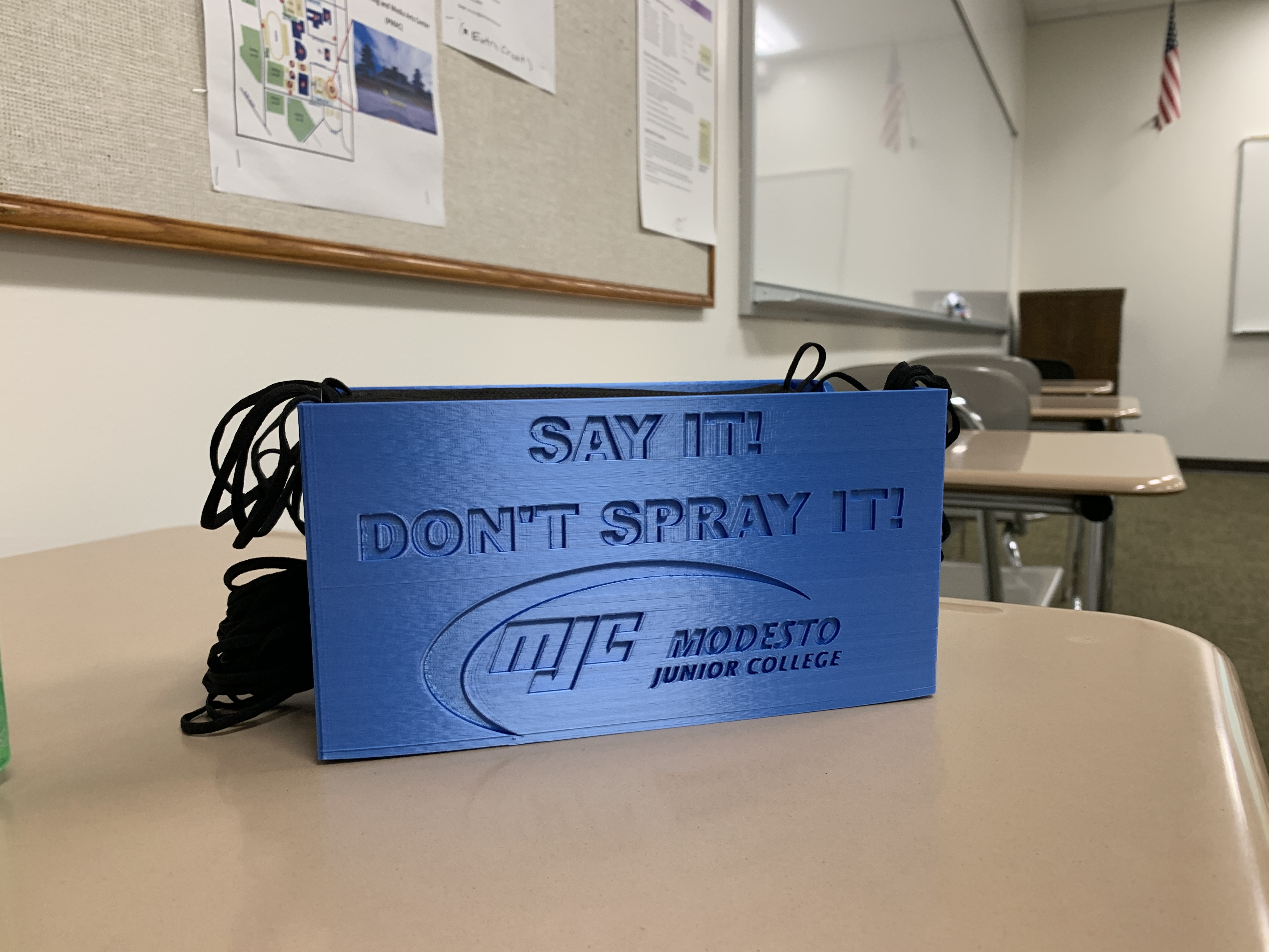 Disposable Mask Dispenser - Say It! Don't Spray It!