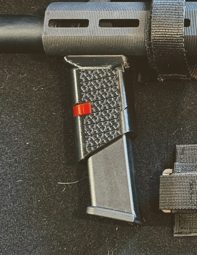 M-LOK forward grip Glock mag holder