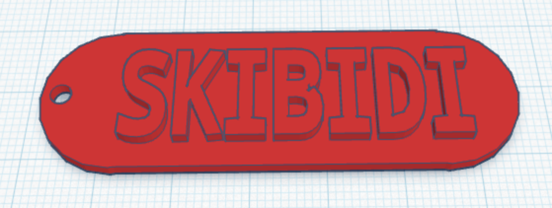 skibidi keychain