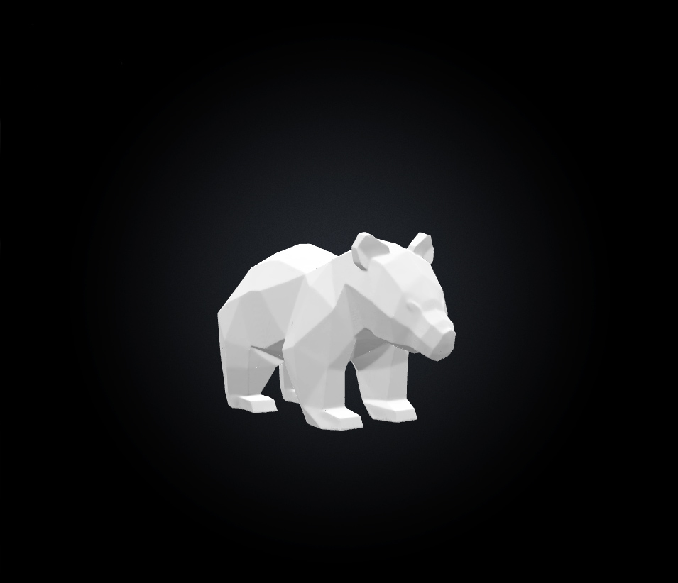 Low-Poly Bear