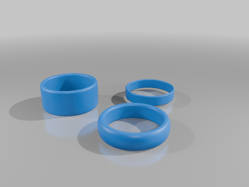 Miniatura 3 do modelo 3D Test ring 23mm diameter
