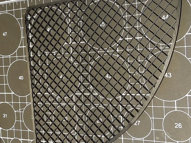 Shelf Grille - using grid infill