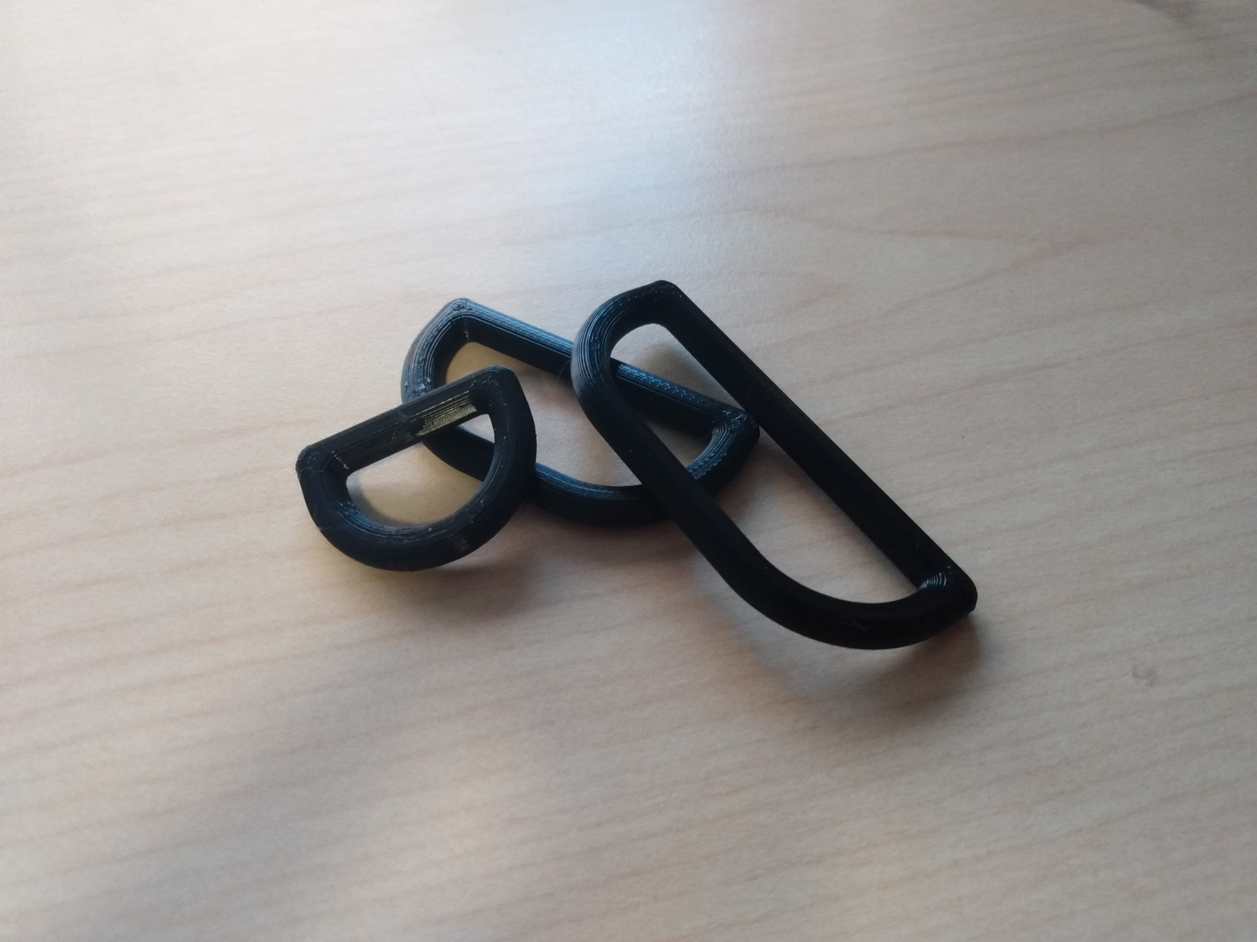 0.75" (19mm) D-ring