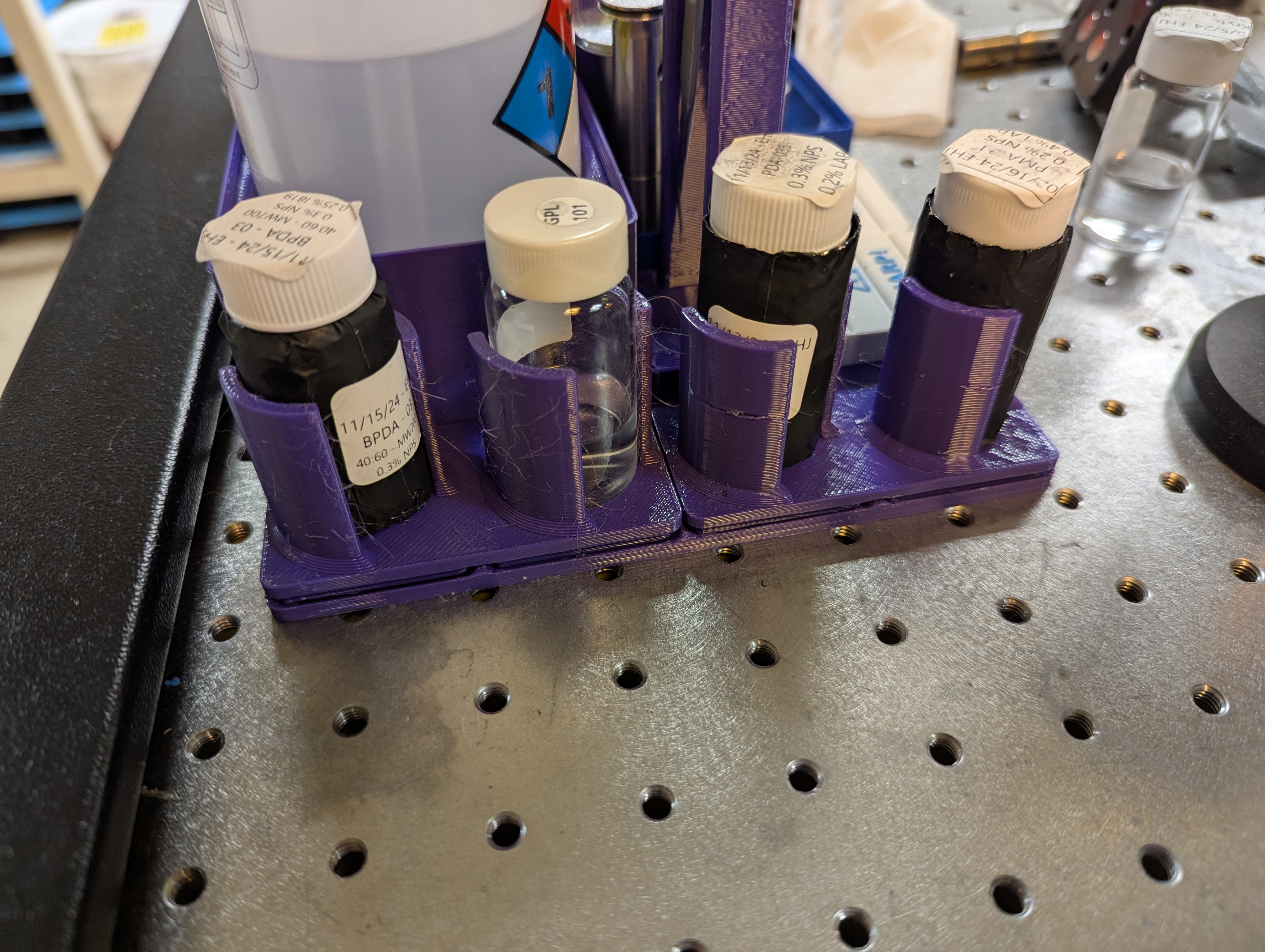 Gridfinity 20ml lab vial holders