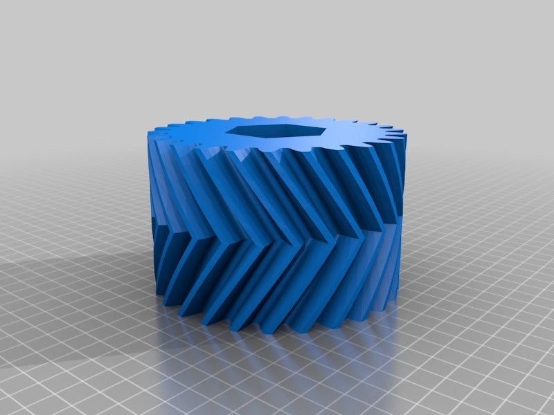 Miniatura 3 do modelo 3D Herringbone Gear Generator