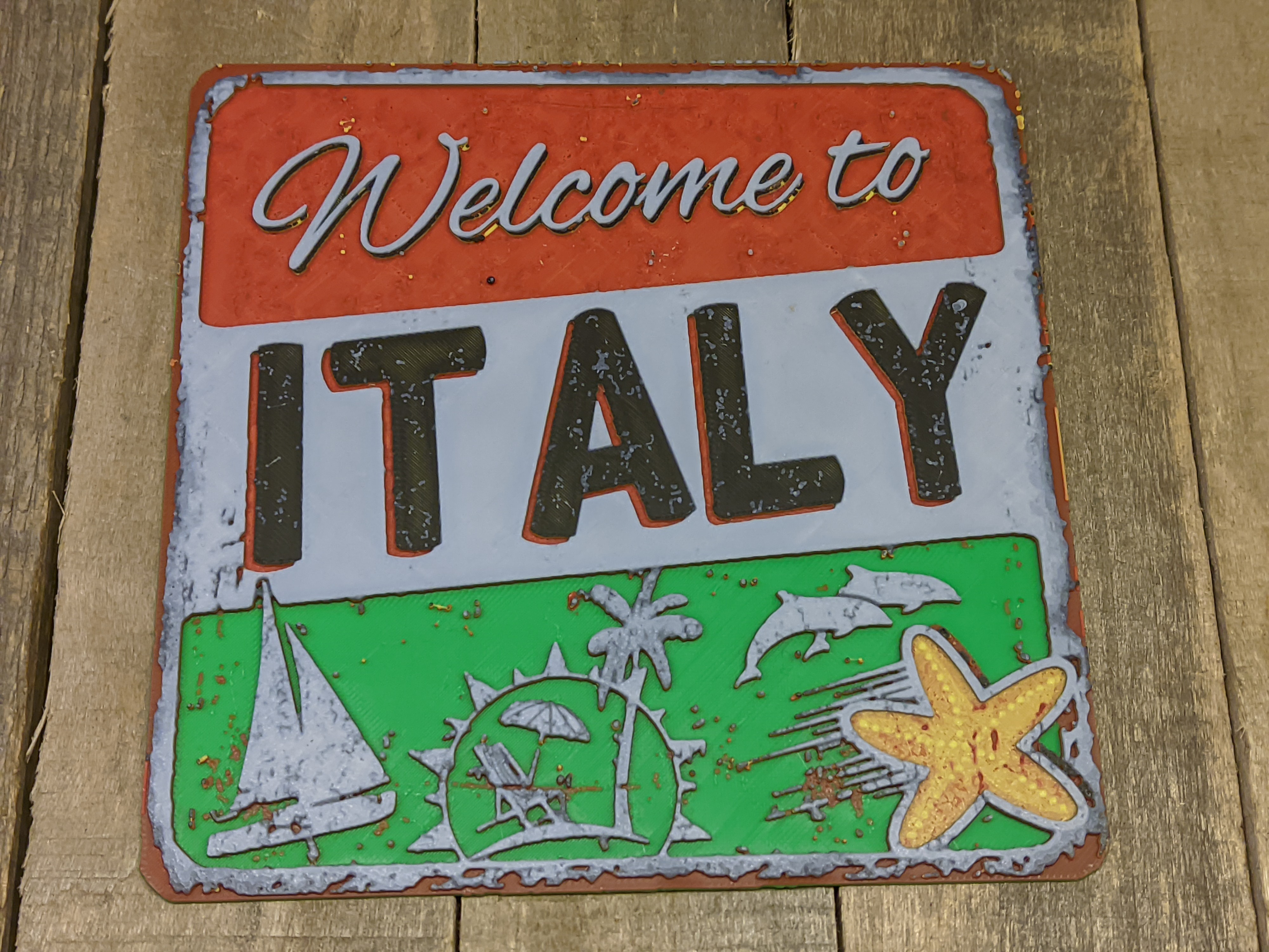 Place #1 - Welcome to Italy (Italia) HueForge