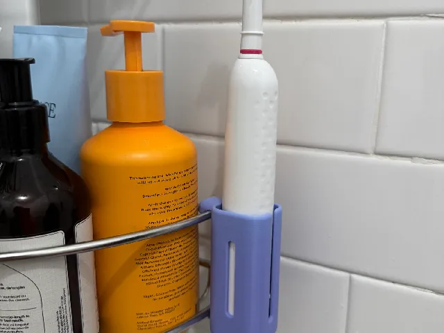 Electric Toothbrush Holder for Simple Human Shower rack