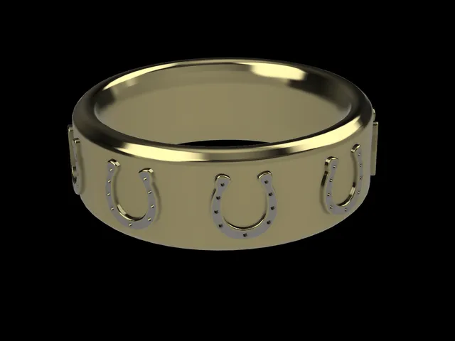 The rider's ring 24mm, la bague du cavalier, el anillo del jinete