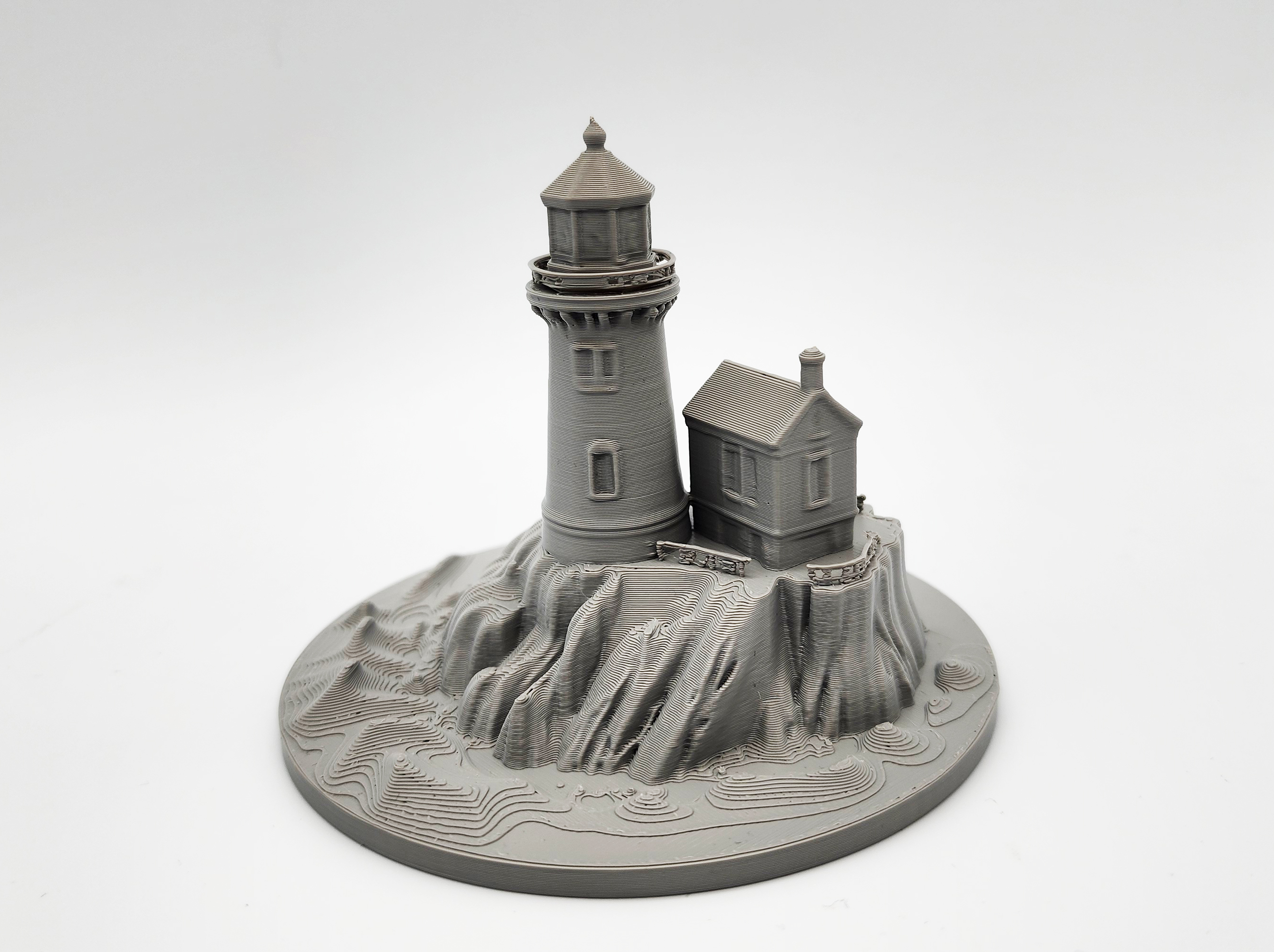 Lighthouse on the Rocks Miniature