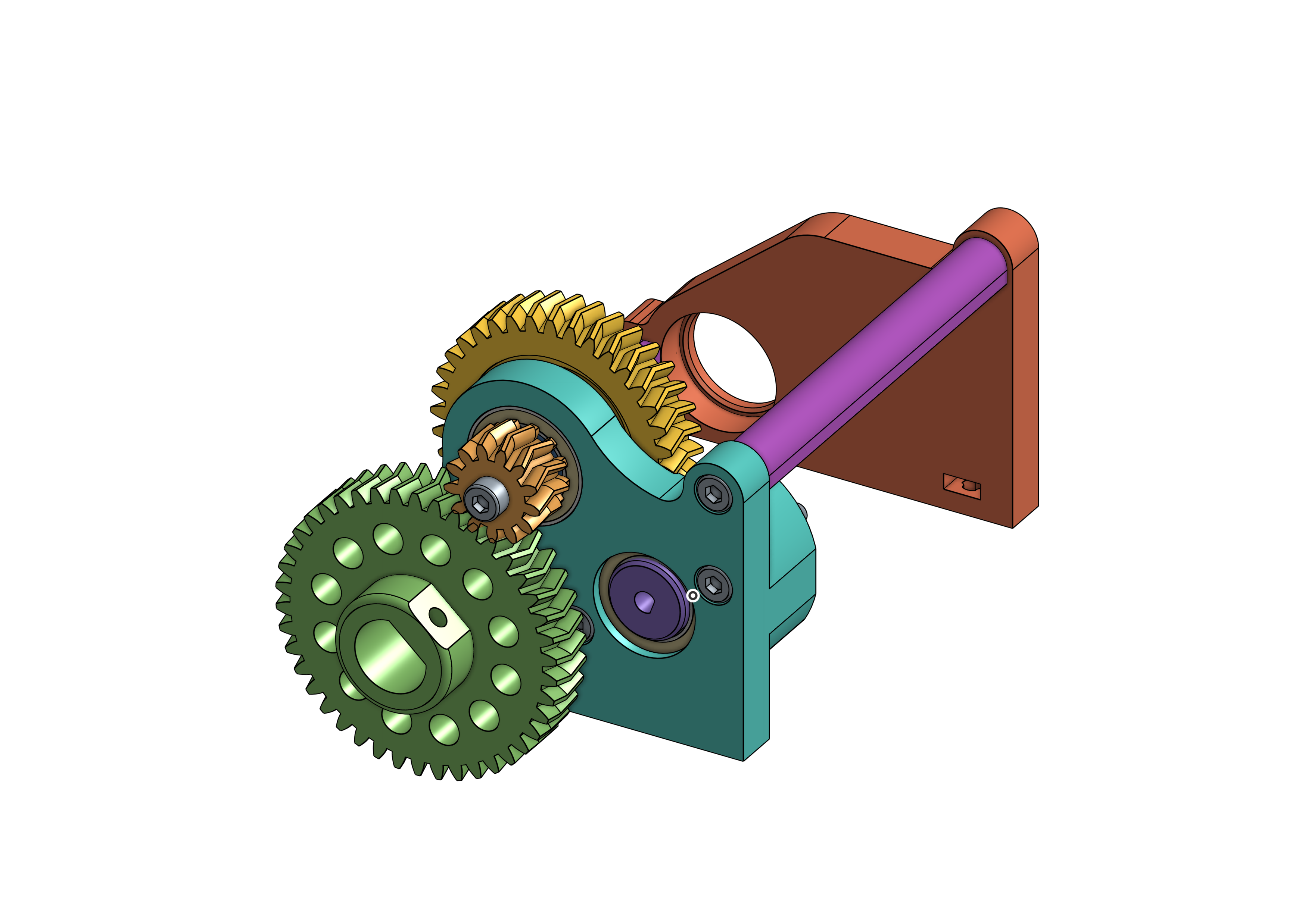 Step-down gearing for Chassis 1/10 Adaptable - DKS-Basic
